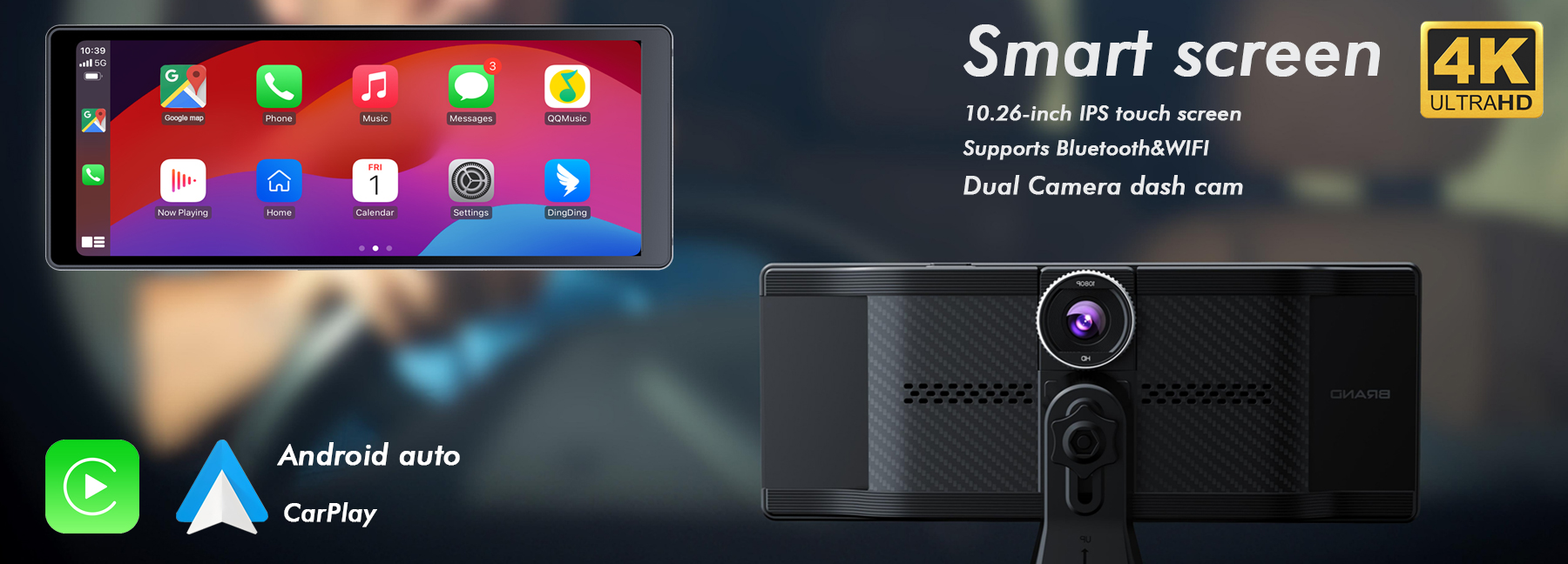 Car mounted smart screen